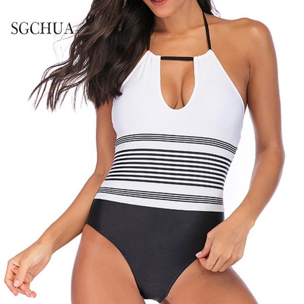 neck tie black and white patchwork striped swimsuit deep v one piece bikini high waist backless swimwear women 2021 one-piece suits
neck tie black and white patchwork striped swimsuit deep v one piece bikini high waist backless swimwear women 2021 one-piece suits
