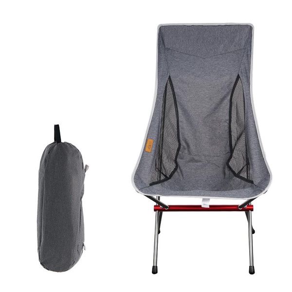 travel ultralight folding chair outdoor portable moon chairs superhard high load fishing camping bbq picnic hiking seats accessories
