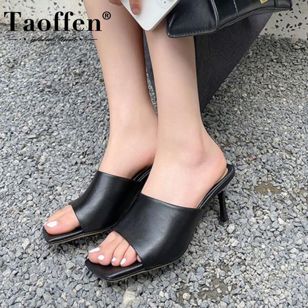 sandals taoffen size 33-41 women real leather think heels summer shoes fashion casual square toe ladies footwear, Black
sandals taoffen size 33-41 women real leather think heels summer shoes fashion casual square toe ladies footwear, Black