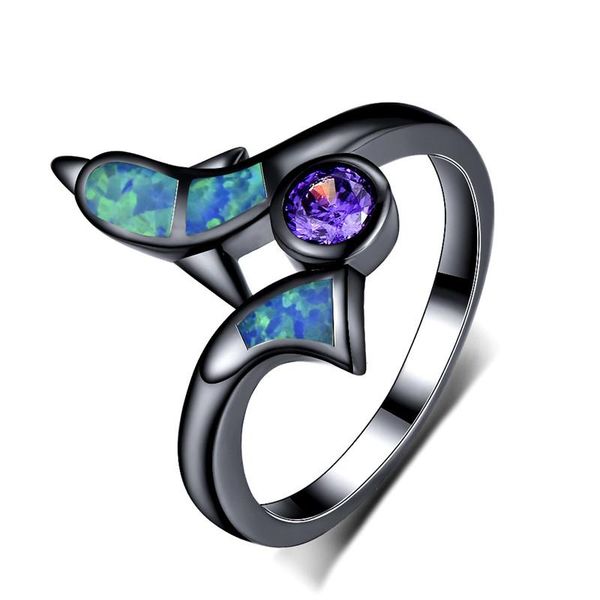 wedding rings cute dolphin purple crystal round stone ring white blue opal engagement charming black gold for women jewelry, Slivery;golden
wedding rings cute dolphin purple crystal round stone ring white blue opal engagement charming black gold for women jewelry, Slivery;golden