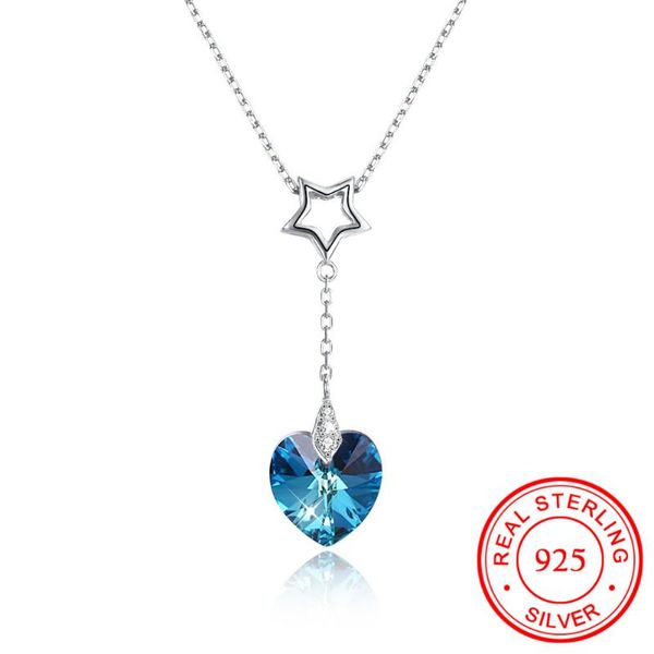 pendant necklaces romantic wedding 925 sterling silver jewelry blue austrian crystal ocean love heart hollow out star hanging
pendant necklaces romantic wedding 925 sterling silver jewelry blue austrian crystal ocean love heart hollow out star hanging