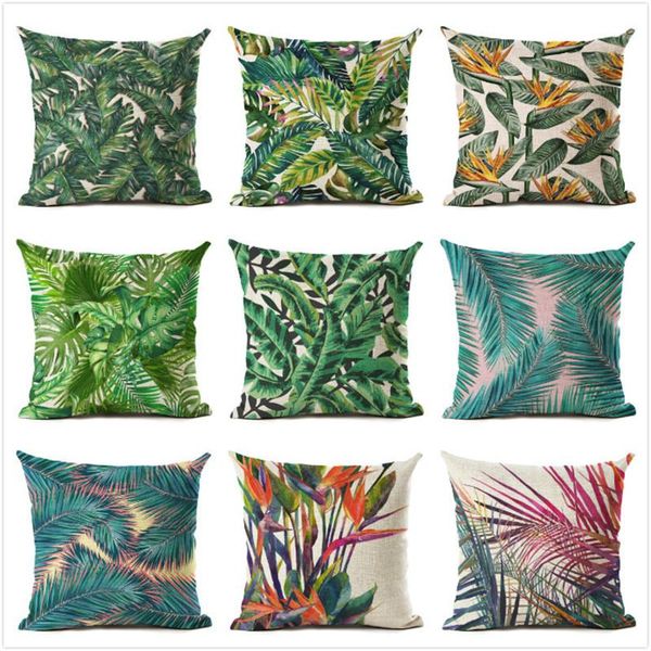 cushion/decorative pillow 1pc tropical plants case cotton line home decorative pillowcases green leaves throw kussensloop almohada
cushion/decorative pillow 1pc tropical plants case cotton line home decorative pillowcases green leaves throw kussensloop almohada