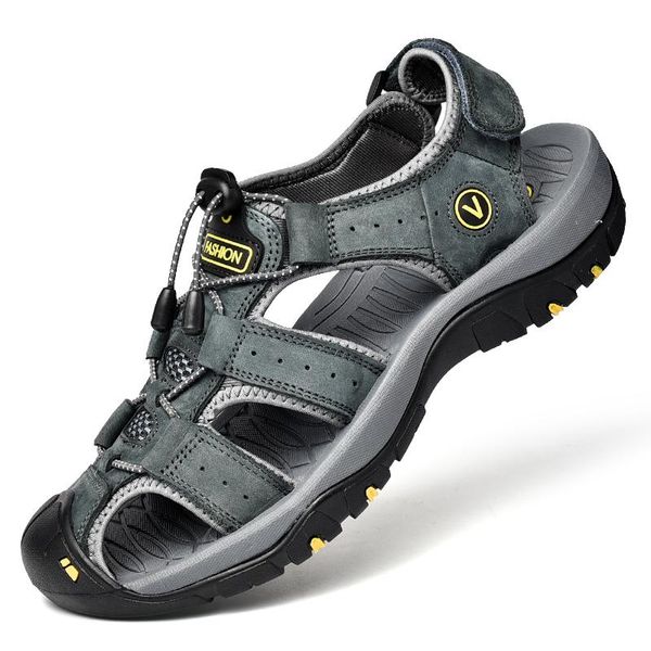sandals 2021 male shoes genuine leather men summer beach man fashion outdoor casual sneakers size 38-48, Black
sandals 2021 male shoes genuine leather men summer beach man fashion outdoor casual sneakers size 38-48, Black