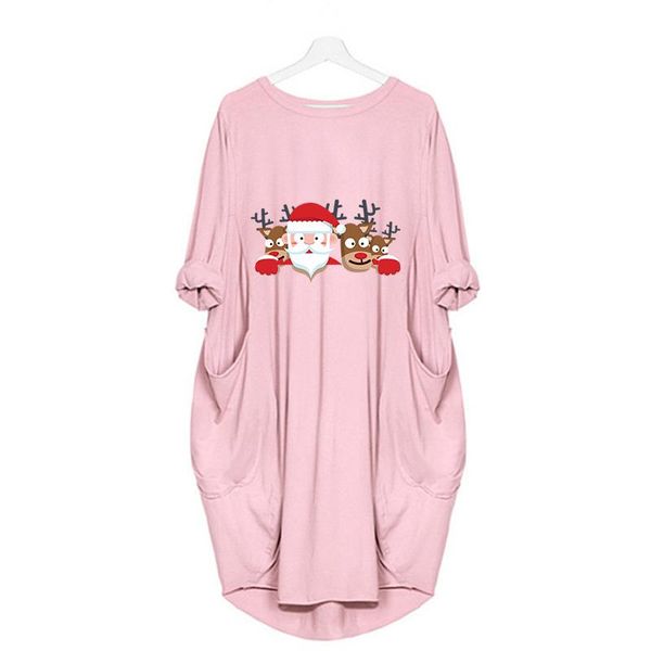 casual dresses women autumn christmas dress kawaii reindeer santa claus print pocket loose plus size long sleeve o-neck vintage vestido, Black;gray
casual dresses women autumn christmas dress kawaii reindeer santa claus print pocket loose plus size long sleeve o-neck vintage vestido, Black;gray
