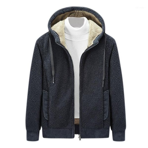 men's jackets varsity winter fleece casual jacket thick zipper hooded lamb velvet fashion baseball with pockets#8, Black;brown
men's jackets varsity winter fleece casual jacket thick zipper hooded lamb velvet fashion baseball with pockets#8, Black;brown