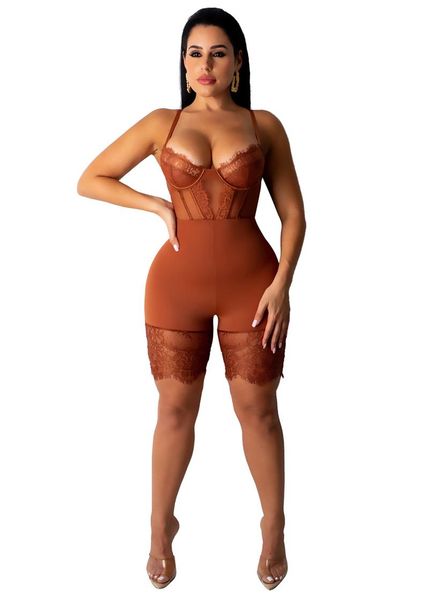 women's jumpsuits & rompers adogirl sheer lace patchwork spaghetti straps playsuit women body-shaping jumpsuit romper night club party, Black;white
women's jumpsuits & rompers adogirl sheer lace patchwork spaghetti straps playsuit women body-shaping jumpsuit romper night club party, Black;white