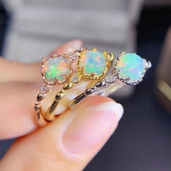 cluster rings meibapj natural opal gemstone simple ring for women real 925 sterling silver charm fine party jewelry, Golden;silver
cluster rings meibapj natural opal gemstone simple ring for women real 925 sterling silver charm fine party jewelry, Golden;silver