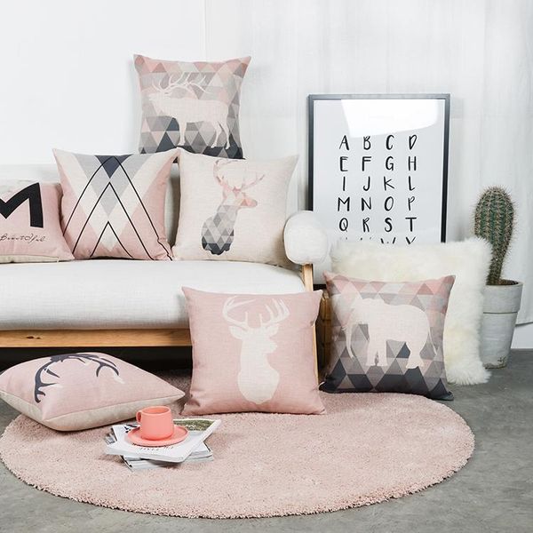 drop ship pink geometric pillow cover deer cushion home decor pillowcase decorative throw sham 45x45cm cushion/decorative
drop ship pink geometric pillow cover deer cushion home decor pillowcase decorative throw sham 45x45cm cushion/decorative