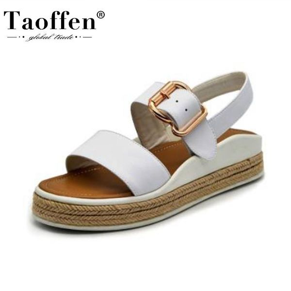 tuyoki women real leather sandals shoes open toe buckle strap solid color platform beach outdoor ladies footwear size 34-40, Black
tuyoki women real leather sandals shoes open toe buckle strap solid color platform beach outdoor ladies footwear size 34-40, Black