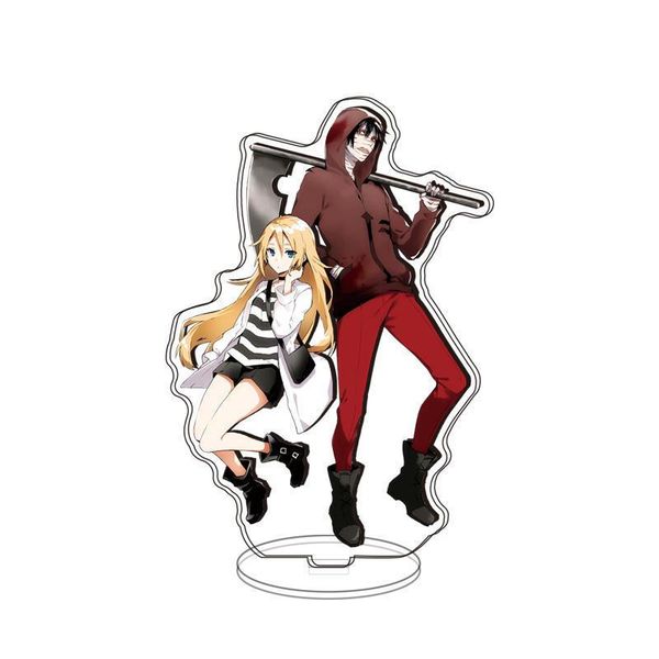 keychains animation angels of death stand card computer deskdesk furnishings stand christmas gift for friend model, Silver
keychains animation angels of death stand card computer deskdesk furnishings stand christmas gift for friend model, Silver