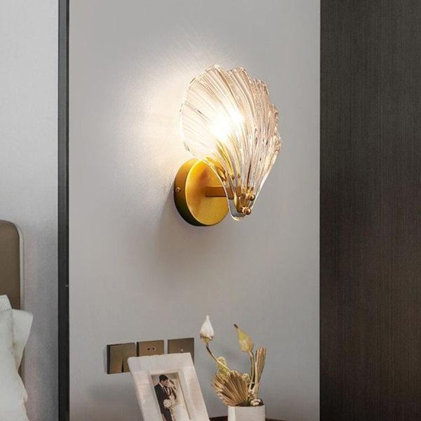 wall lamp homhi modern shell retro led home decoration bedroom advanced luxury light hwl-503
wall lamp homhi modern shell retro led home decoration bedroom advanced luxury light hwl-503