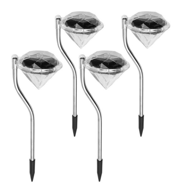 lawn lamps 4pcs solar led garden lights outdoor diamond stake landscape lighting changing pathway for yard lamp
lawn lamps 4pcs solar led garden lights outdoor diamond stake landscape lighting changing pathway for yard lamp