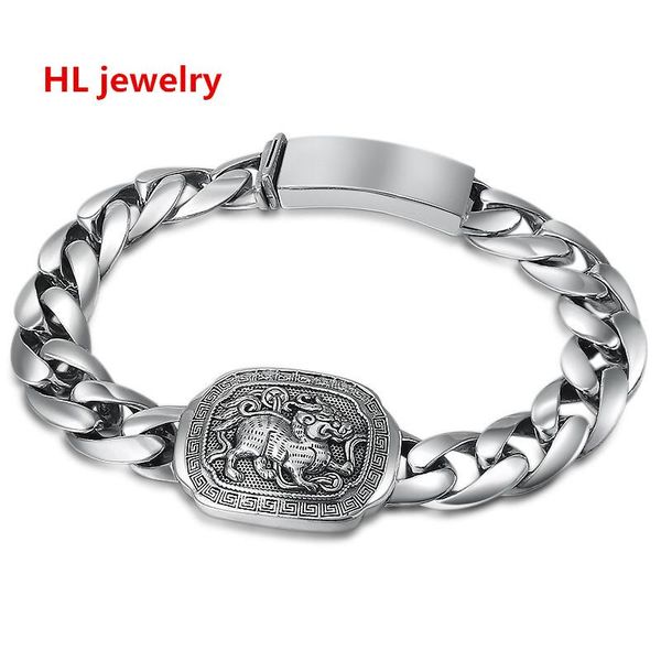 charm bracelets 46g 925 sterling thai silver fashion jewelry for women men vintage s925 solid chain, Golden;silver
charm bracelets 46g 925 sterling thai silver fashion jewelry for women men vintage s925 solid chain, Golden;silver