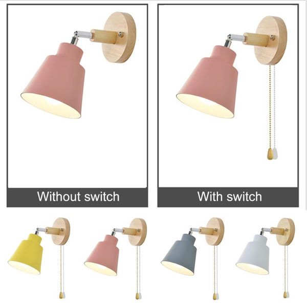 wall lamp with switch e27, bedroom bedside 350 degree turn head modern nordic night light
wall lamp with switch e27, bedroom bedside 350 degree turn head modern nordic night light