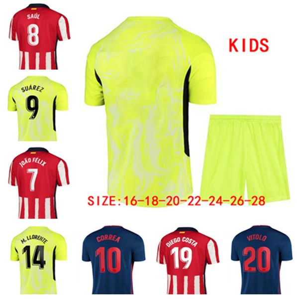 20-21soccer jersey joao felix morata saul felipe h.herrera koke j.m. gimenez 20&21 kids kit home away football shirt suit, Black;yellow
20-21soccer jersey joao felix morata saul felipe h.herrera koke j.m. gimenez 20&21 kids kit home away football shirt suit, Black;yellow