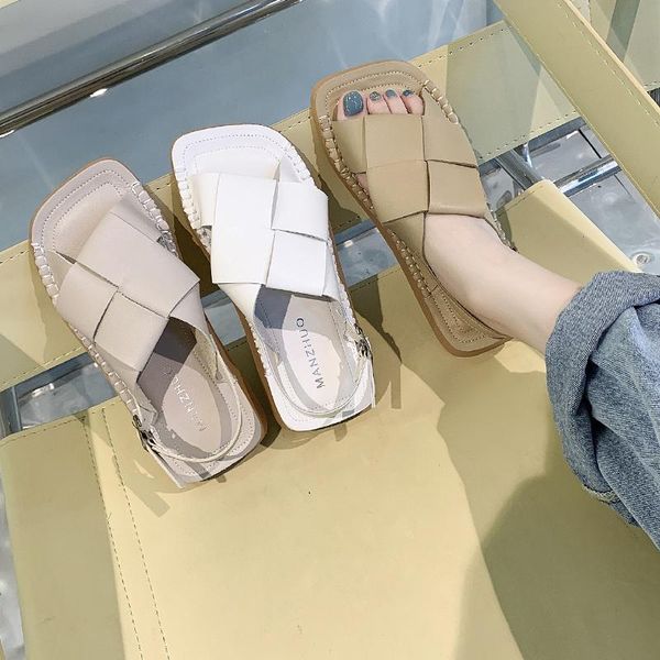 sandals square toe soft roman 2021 summer breathable black shoes for women all-match gladiator beige flat low girls fashion
sandals square toe soft roman 2021 summer breathable black shoes for women all-match gladiator beige flat low girls fashion