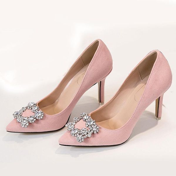 dress shoes nikali woman spring women high heels solid flock rhinestone pointed toe eelgant party wedding work, Black
dress shoes nikali woman spring women high heels solid flock rhinestone pointed toe eelgant party wedding work, Black