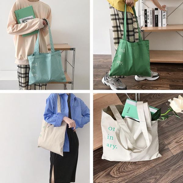 1pc leisure large-capacity canvas bag lady shopping tote college student one-shoulder school book shoulder bags
1pc leisure large-capacity canvas bag lady shopping tote college student one-shoulder school book shoulder bags