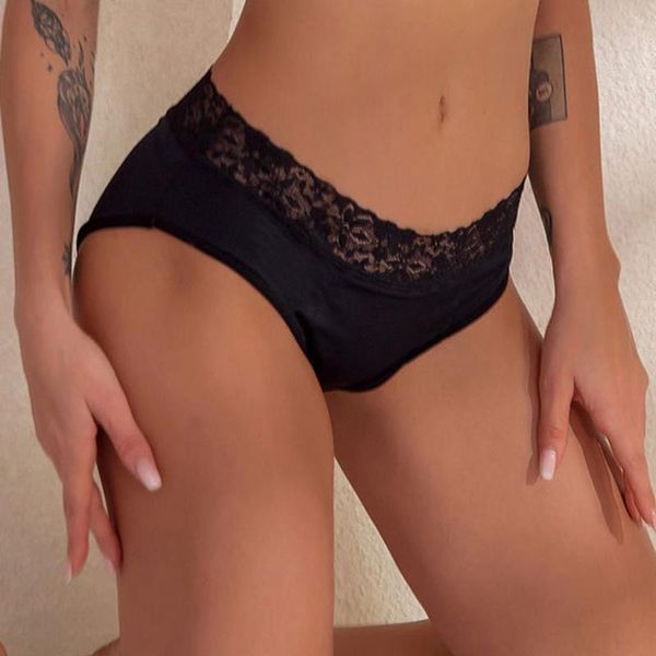 women's panties leak proof menstrual period women underwear physiological pants four-layer lace waterproof, Black;pink
women's panties leak proof menstrual period women underwear physiological pants four-layer lace waterproof, Black;pink