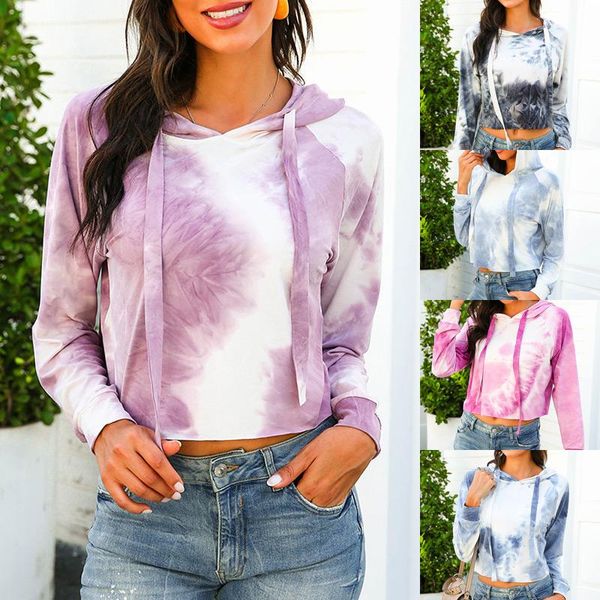 women's hoodies & sweatshirts kili women tie-dye printing casual drawstring hooded sweatshirt long sleeve crop, Black
women's hoodies & sweatshirts kili women tie-dye printing casual drawstring hooded sweatshirt long sleeve crop, Black