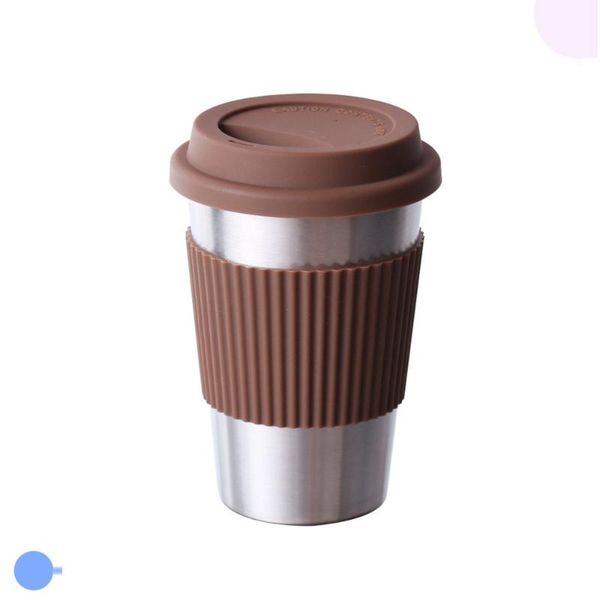 stainless steel coffee cup silicone anti-scald tea mug portable durable water tumblers with lid (coffee) mugs
stainless steel coffee cup silicone anti-scald tea mug portable durable water tumblers with lid (coffee) mugs