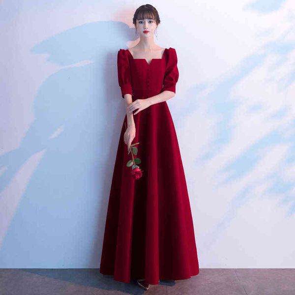 luxury prom dresses star toast bride 2021 red veet temperament can wear evening at ordinary tim, Black
luxury prom dresses star toast bride 2021 red veet temperament can wear evening at ordinary tim, Black