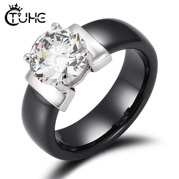 wedding rings female big carat crystal ceramic for women fashion black white pink 6mm cubic zirconia love engagement ring gifts, Slivery;golden
wedding rings female big carat crystal ceramic for women fashion black white pink 6mm cubic zirconia love engagement ring gifts, Slivery;golden