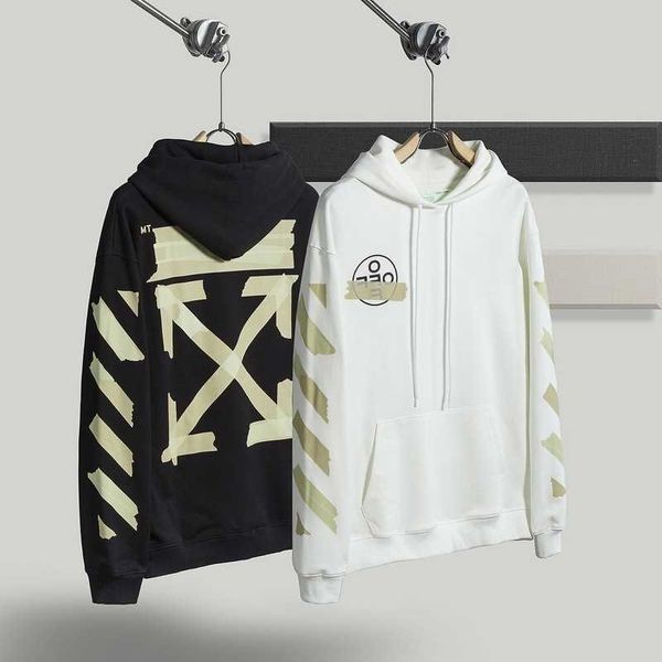 hoodies2021 autumn winter new ow tide brand adhesive airport tape printed pullover hoodie sweater1, Black
hoodies2021 autumn winter new ow tide brand adhesive airport tape printed pullover hoodie sweater1, Black