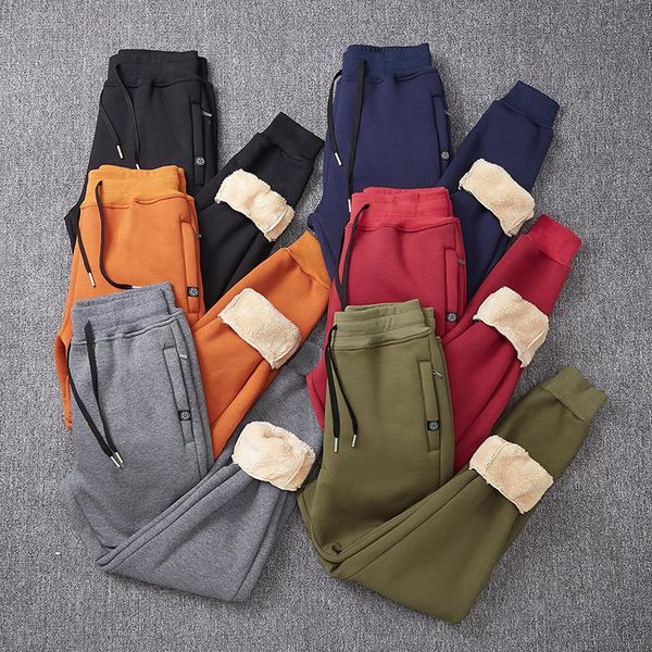 men's pants cashmere sweatpants winter/fall sheep wool jogging elastic waistband, Black
men's pants cashmere sweatpants winter/fall sheep wool jogging elastic waistband, Black