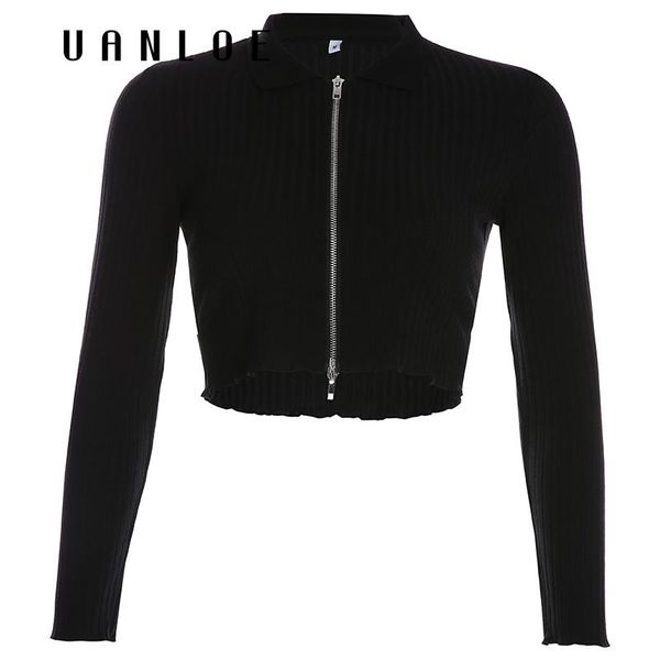 women's jackets slim zipper cropped jacket women black streetwear casaco feminino fashion spring autumn, Black;brown
women's jackets slim zipper cropped jacket women black streetwear casaco feminino fashion spring autumn, Black;brown
