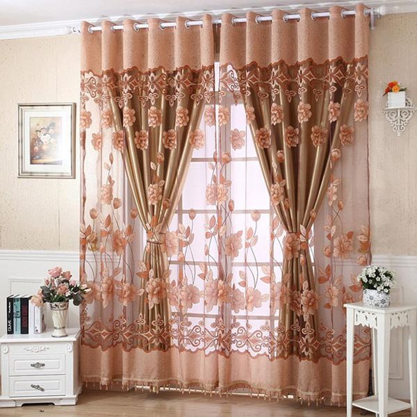 curtain & drapes 250cm x 100cm flower tulle door window drape panel sheer scarf valances curtains 4 colors 
curtain & drapes 250cm x 100cm flower tulle door window drape panel sheer scarf valances curtains 4 colors