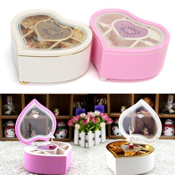 kid heart shaped jewellery music box ballerina xmas toy gift bags home decor - pink, Pink;blue
kid heart shaped jewellery music box ballerina xmas toy gift bags home decor - pink, Pink;blue