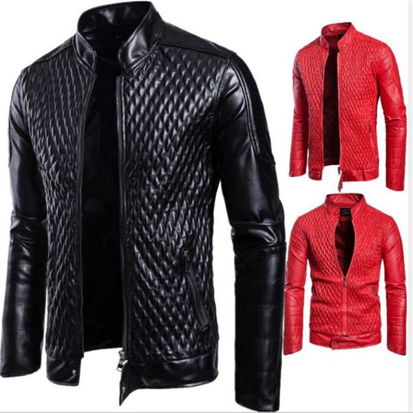 men's jackets spring autumn style casual fashion slim-fit stand-up collar zipper placket motorcycle leather jacket coat outwear, Black;brown
men's jackets spring autumn style casual fashion slim-fit stand-up collar zipper placket motorcycle leather jacket coat outwear, Black;brown