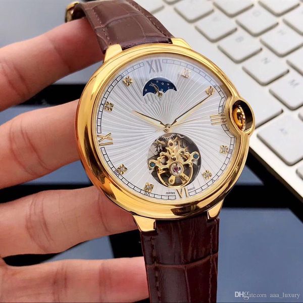 super phase flywheel automatic movement watches 316 fine steel case leather watchband 47mm*14mm montre de luxe, Slivery;brown
super phase flywheel automatic movement watches 316 fine steel case leather watchband 47mm*14mm montre de luxe, Slivery;brown