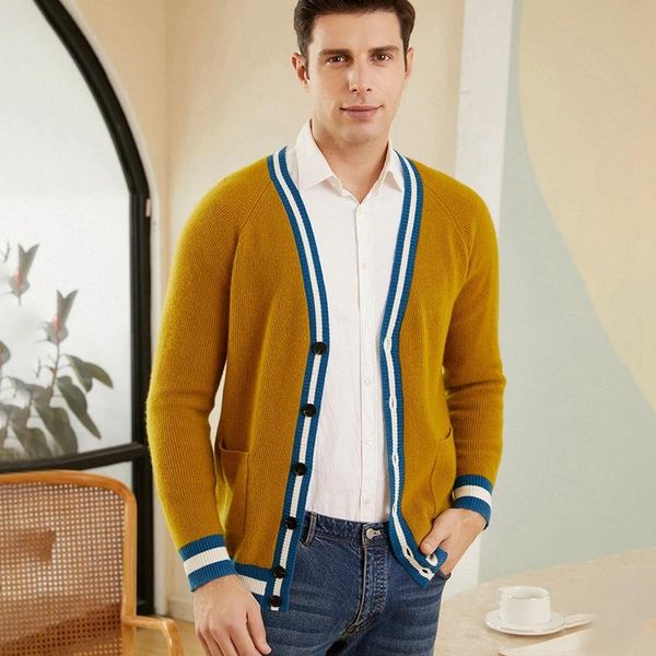 men's sweaters zocept brand grade autumn winter casual 100%cashmere knitted men cardigan sweater korean coats jacket mens clothing 2021, White;black
men's sweaters zocept brand grade autumn winter casual 100%cashmere knitted men cardigan sweater korean coats jacket mens clothing 2021, White;black