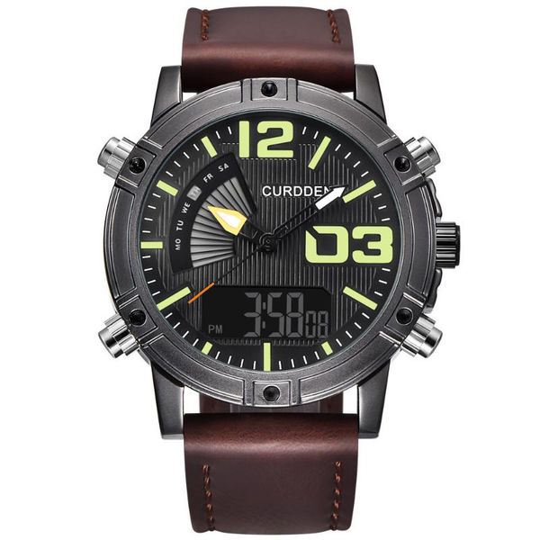 wristwatches luxury mens outdoor sports watches led military leather belt multi-layer text display large dial analog quartz wristwatc gift, Slivery;brown
wristwatches luxury mens outdoor sports watches led military leather belt multi-layer text display large dial analog quartz wristwatc gift, Slivery;brown