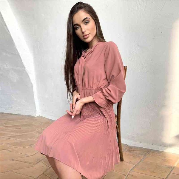 casual dresses summer bow tie sweet a line pleated party flare sleeve high waist knee length 2021 new arrival fashion vestidos tmz, Black;gray
casual dresses summer bow tie sweet a line pleated party flare sleeve high waist knee length 2021 new arrival fashion vestidos tmz, Black;gray