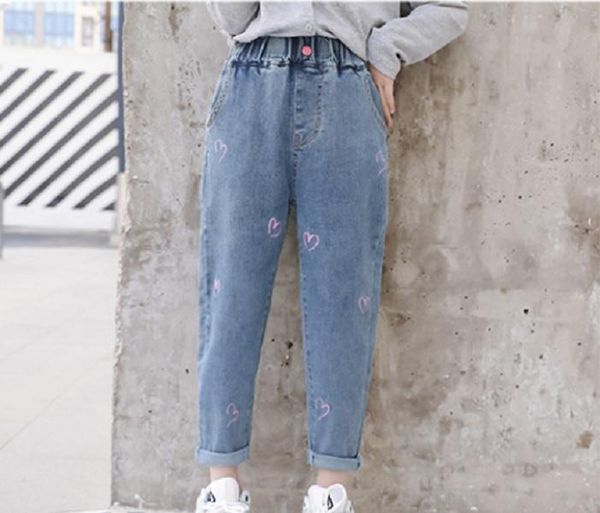 girls fashion love jeans 2021 autumn and spring kids leisure trousers children's pants denim blue color size6-14 ly025
girls fashion love jeans 2021 autumn and spring kids leisure trousers children's pants denim blue color size6-14 ly025