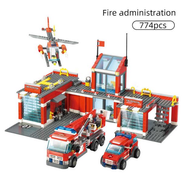 building blocks city fire station model 774pcs compatible construction firefighter man truck enlighten bricks toys children y0808
building blocks city fire station model 774pcs compatible construction firefighter man truck enlighten bricks toys children y0808