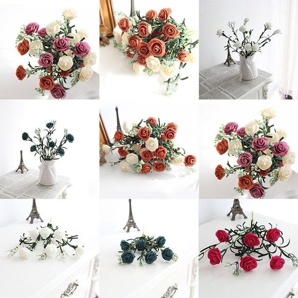 decorative flowers & wreaths flower bouquet silk rose artificial 6-heads for decoration home office
decorative flowers & wreaths flower bouquet silk rose artificial 6-heads for decoration home office