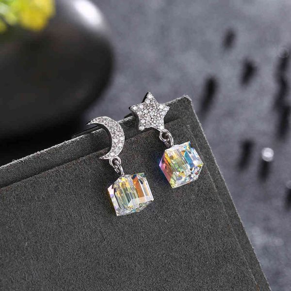 fashion trendsetter s925 star moon earrings small fresh irregular silver jewelry yhe0037b-mu, Golden
fashion trendsetter s925 star moon earrings small fresh irregular silver jewelry yhe0037b-mu, Golden