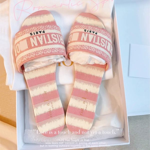 2021 summer new d family casual wear one word with embroidery letters comfortable stripe sandals flat slippers female ysj, Black
2021 summer new d family casual wear one word with embroidery letters comfortable stripe sandals flat slippers female ysj, Black