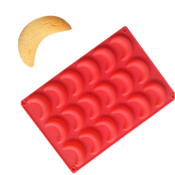 baking moulds 18-cavity moon shaped silicone cake mold diy handmade pudding chocolates random color for home kitchen accessories
baking moulds 18-cavity moon shaped silicone cake mold diy handmade pudding chocolates random color for home kitchen accessories