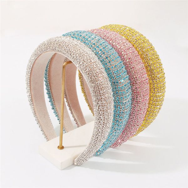 full crystal hair hoop ladylike shiny padded diamond headband luxury thick sponge head bands f3096, Black;brown
full crystal hair hoop ladylike shiny padded diamond headband luxury thick sponge head bands f3096, Black;brown