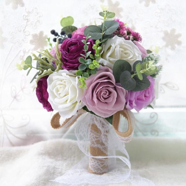 decorative flowers & wreaths redjck fashion handmade diy artificial bride hand holding flower bouquet for wedding party decoration
decorative flowers & wreaths redjck fashion handmade diy artificial bride hand holding flower bouquet for wedding party decoration