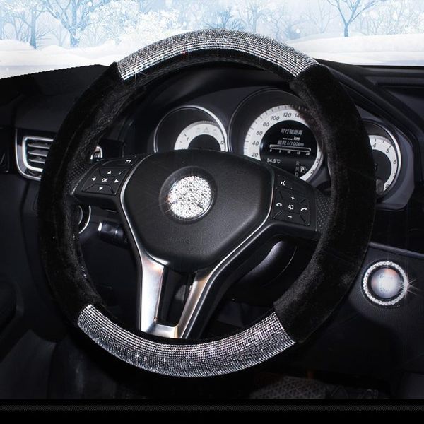 steering wheel covers universal winter plush car cover crystal rhinestone auto steering-wheels cases diamond interior accessories
steering wheel covers universal winter plush car cover crystal rhinestone auto steering-wheels cases diamond interior accessories