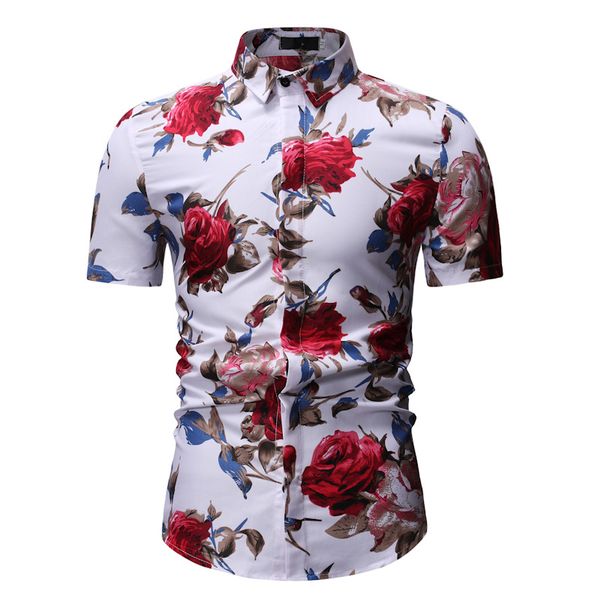 2021 summer fashion print new product men's casual hawaii beach vacation bottoming shirt short-sleeved flower shirt, White;black
2021 summer fashion print new product men's casual hawaii beach vacation bottoming shirt short-sleeved flower shirt, White;black
