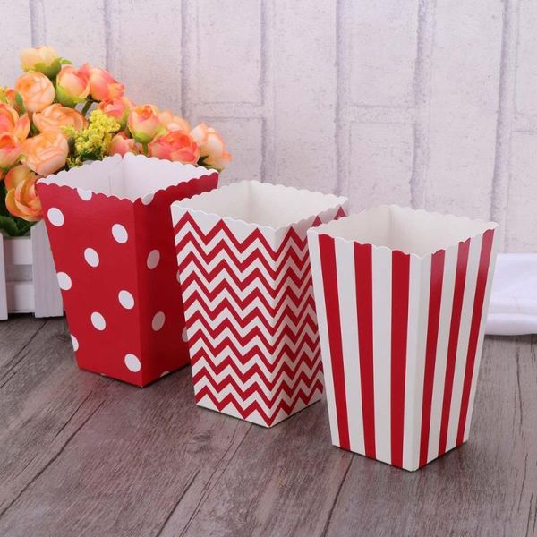 30pcs popcorn carton stripe wave dot pattern chicken cartons snack container for birthday parties baby shower graduation (red) gift wrap
30pcs popcorn carton stripe wave dot pattern chicken cartons snack container for birthday parties baby shower graduation (red) gift wrap