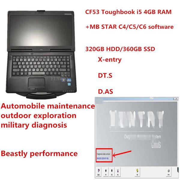 cf53 toughbook 4gb with mb star c4/c5/c6 v2021.09 software ssd /hhd work for diagnostic tools
cf53 toughbook 4gb with mb star c4/c5/c6 v2021.09 software ssd /hhd work for diagnostic tools