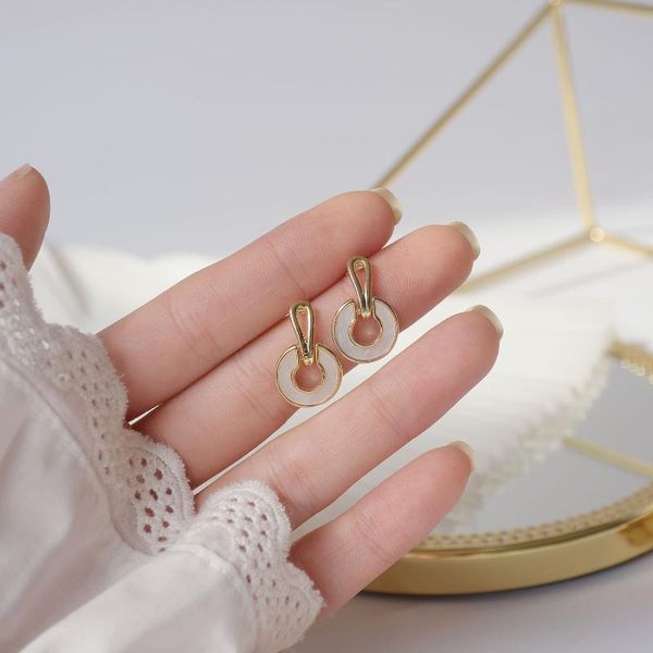 korea design fashion jewelry small lock style cute stud earrings for woman party daily simple round exquisite earring, Golden;silver
korea design fashion jewelry small lock style cute stud earrings for woman party daily simple round exquisite earring, Golden;silver